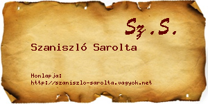 Szaniszló Sarolta névjegykártya